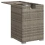 Mesa cubierta para bombona de propano ratán gris 40x40x60 cm de , Mesas de jardín - Ref: Foro24-366296, Precio: 74,04 €, Desc...