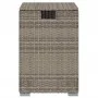 Mesa cubierta para bombona de propano ratán gris 40x40x60 cm de , Mesas de jardín - Ref: Foro24-366296, Precio: 74,04 €, Desc...