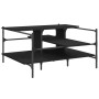 Mesa de centro madera de ingeniería negro 100x100x48,5 cm de , Mesas de centro - Ref: Foro24-842311, Precio: 80,76 €, Descuen...