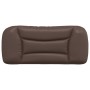 Cabecero de cama acolchado cuero sintético marrón 80 cm de , Cabeceros y pies de cama - Ref: Foro24-374534, Precio: 36,83 €, ...