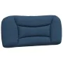Cabecero de cama acolchado tela azul 90 cm de , Cabeceros y pies de cama - Ref: Foro24-374543, Precio: 70,49 €, Descuento: %
