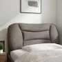 Padded headboard in taupe gray fabric 80 cm by , Headboards and footboards - Ref: Foro24-374529, Price: 47,03 €, Discount: %