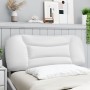 Cabecero de cama acolchado cuero sintético blanco 100 cm de , Cabeceros y pies de cama - Ref: Foro24-374557, Precio: 51,78 €,...