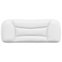Cabecero de cama acolchado cuero sintético blanco 100 cm de , Cabeceros y pies de cama - Ref: Foro24-374557, Precio: 51,78 €,...