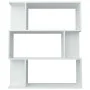 Estantería/divisor madera contrachapada blanco 80x24x96 cm de vidaXL, Librerías y estanterías - Ref: Foro24-800081, Precio: 4...