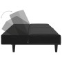 Sofá cama de 2 plazas terciopelo negro de , Sofás - Ref: Foro24-375932, Precio: 239,18 €, Descuento: %