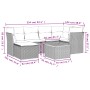 Set sofás de jardín 7 piezas y cojines ratán sintético beige de , Conjuntos de jardín - Ref: Foro24-3223748, Precio: 434,31 €...