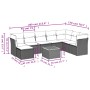 Set de sofás de jardín 9 pzas con cojines ratán sintético beige de , Conjuntos de jardín - Ref: Foro24-3223783, Precio: 555,7...