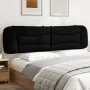 Padded black fabric headboard 200 cm by , Headboards and footboards - Ref: Foro24-374618, Price: 83,21 €, Discount: %