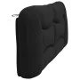Padded black fabric headboard 200 cm by , Headboards and footboards - Ref: Foro24-374618, Price: 83,21 €, Discount: %
