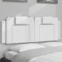 White synthetic leather padded bed headboard 120 cm by , Headboards and footboards - Ref: Foro24-374782, Price: 47,73 €, Disc...