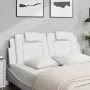 White synthetic leather padded bed headboard 120 cm by , Headboards and footboards - Ref: Foro24-374782, Price: 47,73 €, Disc...