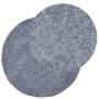 Alfombra peluda de pelo largo moderna PAMPLONA azul Ø 120 cm de , Alfombras - Ref: Foro24-375333, Precio: 40,18 €, Descuento: %