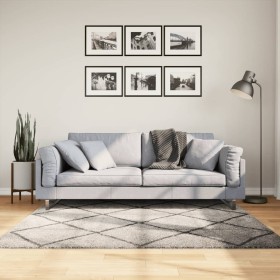 Alfombra pelo largo moderna PAMPLONA beige antracita 160x160 cm de , Alfombras - Ref: Foro24-375390, Precio: 61,27 €, Descuen...