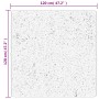Alfombra de pelo largo moderna PAMPLONA negro y crema 120x120cm de , Alfombras - Ref: Foro24-375409, Precio: 49,42 €, Descuen...