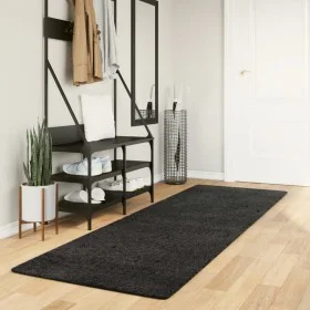 Alfombra peluda pelo largo moderna PAMPLONA antracita 80x250 cm de , Alfombras - Ref: Foro24-375187, Precio: 36,78 €, Descuen...