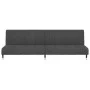 Dark gray velvet 2-seater sofa bed by , Sofas - Ref: Foro24-375875, Price: 257,40 €, Discount: %
