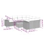 Set de muebles de jardín 9 pzas y cojines ratán sintético gris de , Conjuntos de jardín - Ref: Foro24-3225374, Precio: 542,54...