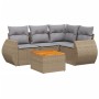 Juego de sofás jardín con cojines 5 pzas ratán sintético beige de , Conjuntos de jardín - Ref: Foro24-3257319, Precio: 363,05...