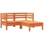 2-Sitzer-Gartensofa mit Kissen und Fußstütze von , Modulare Sofas für den Außenbereich - Ref: Foro24-838178, Preis: 234,90 €,...