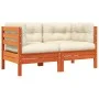 2-Sitzer-Gartensofa mit Kissen und Fußstütze von , Modulare Sofas für den Außenbereich - Ref: Foro24-838178, Preis: 234,90 €,...