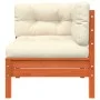2-Sitzer-Gartensofa mit Kissen und Fußstütze von , Modulare Sofas für den Außenbereich - Ref: Foro24-838178, Preis: 234,90 €,...