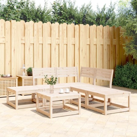 Juego de sofás de jardín 5 piezas madera maciza de pino de , Conjuntos de jardín - Ref: Foro24-3216955, Precio: 295,26 €, Des...