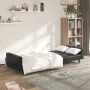 Sofá cama de 2 plazas cuero sintético negro de , Sofás - Ref: Foro24-375951, Precio: 263,99 €, Descuento: %