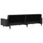 Sofá cama de 2 plazas cuero sintético negro de , Sofás - Ref: Foro24-375951, Precio: 263,99 €, Descuento: %