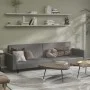 Sofá cama de 2 plazas cuero sintético gris de , Sofás - Ref: Foro24-375953, Precio: 265,17 €, Descuento: %