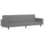 Sofá cama de 2 plazas cuero sintético gris de , Sofás - Ref: Foro24-375953, Precio: 265,17 €, Descuento: %