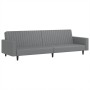 Sofá cama de 2 plazas cuero sintético gris de , Sofás - Ref: Foro24-375953, Precio: 271,23 €, Descuento: %