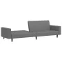 Sofá cama de 2 plazas cuero sintético gris de , Sofás - Ref: Foro24-375953, Precio: 265,17 €, Descuento: %