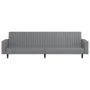 Sofá cama de 2 plazas cuero sintético gris de , Sofás - Ref: Foro24-375953, Precio: 265,17 €, Descuento: %