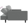 Sofá cama de 2 plazas cuero sintético gris de , Sofás - Ref: Foro24-375953, Precio: 271,23 €, Descuento: %