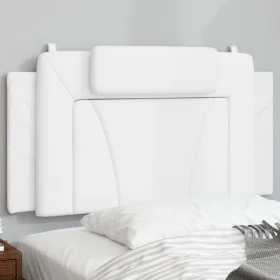 White synthetic leather padded bed headboard 100 cm by , Headboards and footboards - Ref: Foro24-374775, Price: 49,54 €, Disc...