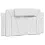 Cabecero de cama acolchado cuero sintético blanco 100 cm de , Cabeceros y pies de cama - Ref: Foro24-374775, Precio: 50,42 €,...