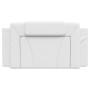 Cabecero de cama acolchado cuero sintético blanco 100 cm de , Cabeceros y pies de cama - Ref: Foro24-374775, Precio: 50,42 €,...
