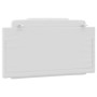 Cabecero de cama acolchado cuero sintético blanco 100 cm de , Cabeceros y pies de cama - Ref: Foro24-374775, Precio: 50,42 €,...