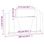 Cabecero de cama acolchado cuero sintético blanco 100 cm de , Cabeceros y pies de cama - Ref: Foro24-374775, Precio: 50,42 €,...