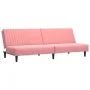 Pink velvet 2-seater sofa bed by , Sofas - Ref: Foro24-375930, Price: 231,21 €, Discount: %