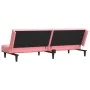 Pink velvet 2-seater sofa bed by , Sofas - Ref: Foro24-375930, Price: 231,21 €, Discount: %