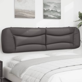Cabecero de cama acolchado cuero sintético gris 200 cm de , Cabeceros y pies de cama - Ref: Foro24-374626, Precio: 94,66 €, D...