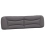 Cabecero de cama acolchado cuero sintético gris 200 cm de , Cabeceros y pies de cama - Ref: Foro24-374626, Precio: 94,66 €, D...