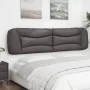 Cabecero de cama acolchado cuero sintético gris 200 cm de , Cabeceros y pies de cama - Ref: Foro24-374626, Precio: 93,42 €, D...