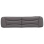 Cabecero de cama acolchado cuero sintético gris 200 cm de , Cabeceros y pies de cama - Ref: Foro24-374626, Precio: 94,66 €, D...