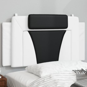 Cabecero de cama acolchado cuero sintético blanco negro 100 cm de , Cabeceros y pies de cama - Ref: Foro24-374780, Precio: 42...