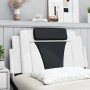 Cabecero de cama acolchado cuero sintético blanco negro 100 cm de , Cabeceros y pies de cama - Ref: Foro24-374780, Precio: 42...