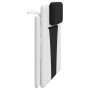 Cabecero de cama acolchado cuero sintético blanco negro 100 cm de , Cabeceros y pies de cama - Ref: Foro24-374780, Precio: 42...