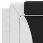 Cabecero de cama acolchado cuero sintético blanco negro 100 cm de , Cabeceros y pies de cama - Ref: Foro24-374780, Precio: 42...